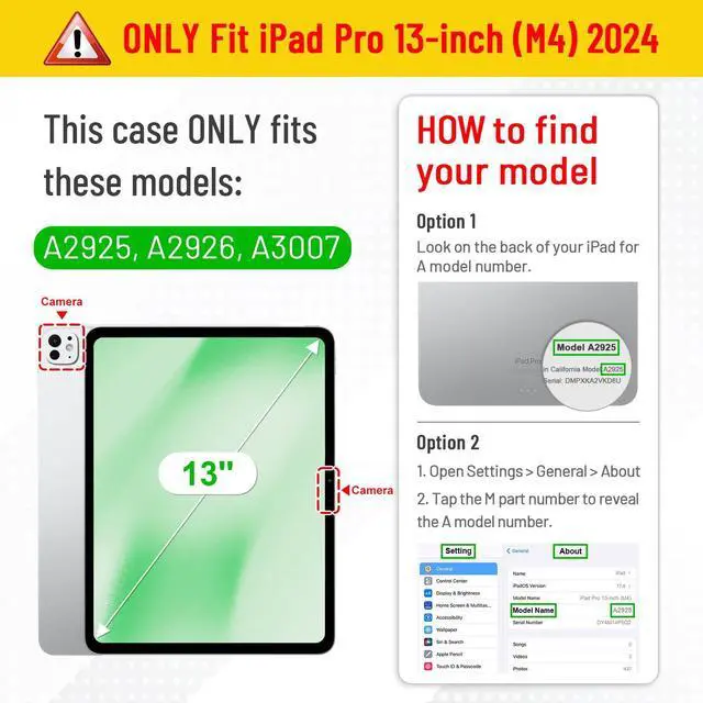 Alt view image 2 of 5 - Fintie Magnetic Stand Case for iPad Pro 13-inch (M4) 2024 - Multiple Angles Shockproof Rugged Soft TPU Cover with Pencil Holder, Auto Sleep/Wake, Brown