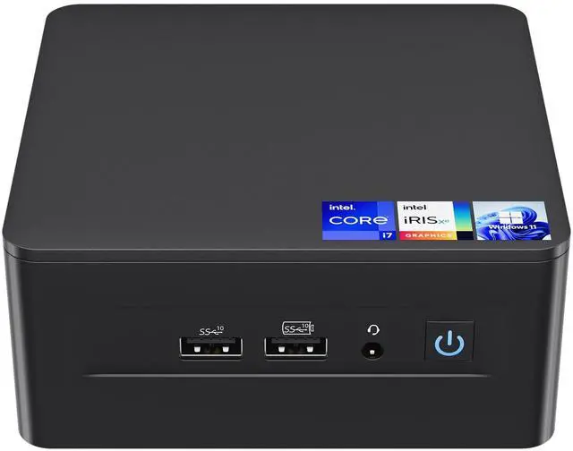 Main image of Intel NUC 12 Pro, for ASUS NUC12 Pro Wall Street Canyon Mini PC, 16GB RAM, 512GB SSD, Intel Core i7-1260P CPU (18M Cache, up to 4.70 GHz), WiFi 6E, BT 5.2, 2*Thunderbolt 4, Win 11 Pro(NUC12WSHi7)