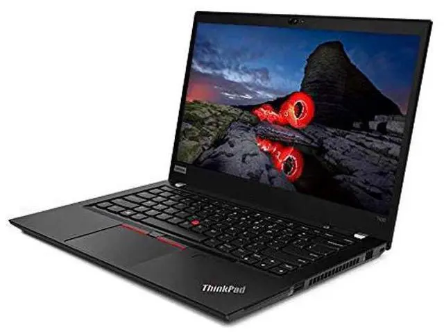 Alt view image 2 of 5 - Lenovo ThinkPad T490 Laptop (20N2-001YUS) Intel i5-8265U, 8GB DDR4 RAM, 256GB SSD, 14-inch FHD 1920x1080, Win10 Pro, 720p Webcam, Fingerprint Reader