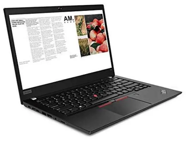 Alt view image 4 of 5 - Lenovo ThinkPad T490 Laptop (20N2-001YUS) Intel i5-8265U, 8GB DDR4 RAM, 256GB SSD, 14-inch FHD 1920x1080, Win10 Pro, 720p Webcam, Fingerprint Reader
