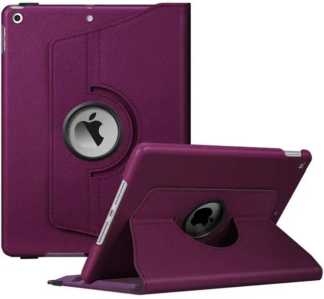 Alt view image 2 of 5 - Fintie 360 Degree Rotating Case for iPad iPad 9th Generation (2021) / 8th Generation (2020) / 7th Gen Bundle with Fintie PU Leather Protective Carrying Case for Apple Pencil (1st and 2nd Generation)