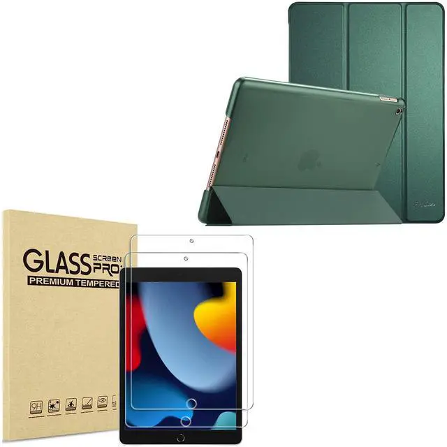 Main image of ProCase iPad 10.2 Case iPad 9th Gen Bundle with 2 Pack iPad 10.2 9th Generation 2021/ 8th 2020/ 7th 2019 Screen Protector
