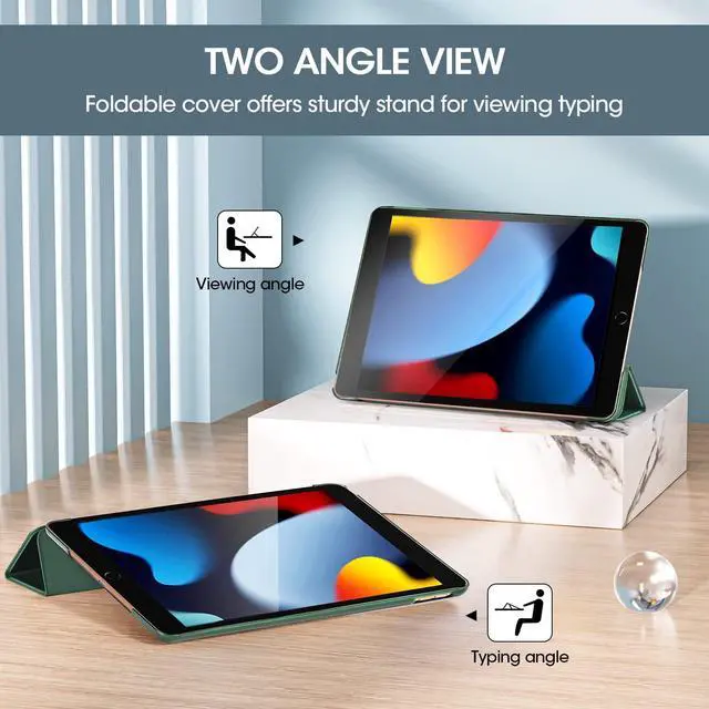 Alt view image 5 of 5 - ProCase iPad 10.2 Case iPad 9th Gen Bundle with 2 Pack iPad 10.2 9th Generation 2021/ 8th 2020/ 7th 2019 Screen Protector
