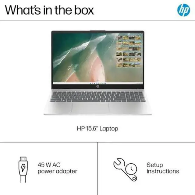 Alt view image 3 of 5 - HP Pavilion 15.6" HD Touchscreen Laptop | 8GB RAM | 256GB SSD | Intel Core i3-1215U up to 4.1GHz | 11Hr Battery | Windows 11 | USB-C & HDMI | Sleek Silver | w/Mouse (8GB RAM | 256GB SSD)
