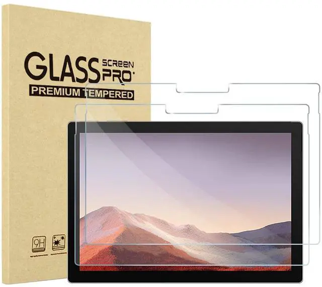 Alt view image 2 of 5 - ProCase 2 Pack Screen Protector for Surface Pro 7 Plus/Surface Pro 7 / Pro 6 / Pro 5 / Pro 4 Bundle with Privacy Screen Protector for Surface Pro 7 Plus, Pro 7, Pro 6, Pro 5, Pro 4