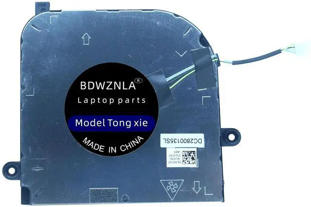 Alt view image 3 of 4 - BDWZNLA New CPU Cooling Fan for DELL Latitude 5440 Precision 3480 0KF74T DC2800135SL EG50060S1-C650-S9A K36074 Fan DC5V 0.35A