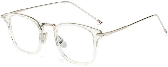 Main image of Cyxus Women Blue Light Bloking Glasses Anti Blue Light Square Half Rim Glasses Clear