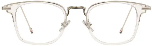 Alt view image 2 of 5 - Cyxus Women Blue Light Bloking Glasses Anti Blue Light Square Half Rim Glasses Clear