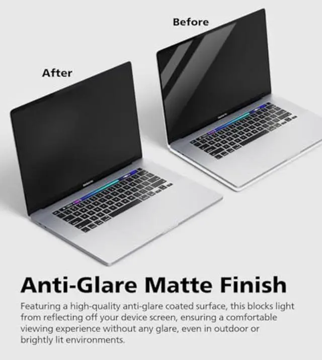 Alt view image 3 of 5 - Diacube Magnetic Privacy Screen Protector for MacBook Air 13.6 Inch (2024 M3), Removable Anti Glare Anti Blue Light Anti Spy Screen Filter
