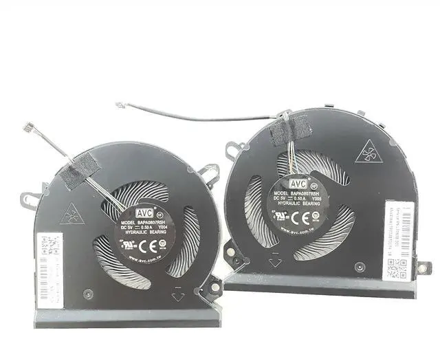 Alt view image 2 of 5 - Replacement CPU+GPU Cooling Fan for HP zbook-Studio x360 g5 EliteBook 1050 G1 1050G1 HSN-Q11C Series NS85C00-17L24 NS85C00-17L25 L30938-001