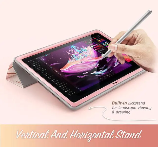 Alt view image 2 of 5 - i-Blason Cosmo Protective Case for 10.5-Inch Samsung Galaxy Tab A8 (2022), Marble