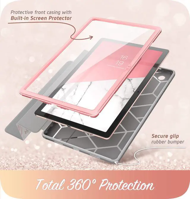 Alt view image 3 of 5 - i-Blason Cosmo Protective Case for 10.5-Inch Samsung Galaxy Tab A8 (2022), Marble