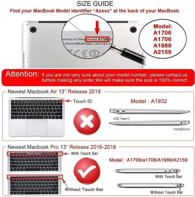 Alt view image 2 of 5 - iCasso Compatible with MacBook Pro 13 inch Case A2338 M2/M1/A2289/A2251/A2159/A1989/A1706/A1708,Hard Shell Case,Sleeve,Screen Protector,Keyboard Cover for MacBook Pro 13'' with Small Bag - Blue