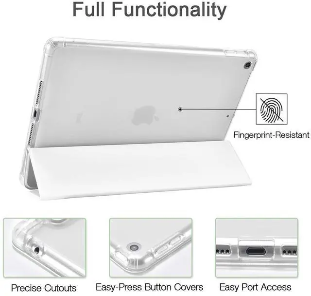 Alt view image 5 of 5 - JOYLAND Pad Case West Cowboy White for iPad 10.9" Air 4/5 - Cute Cool Girl Anti-Scratch Shockproof with Pencil Holder Smart Trifold Stand