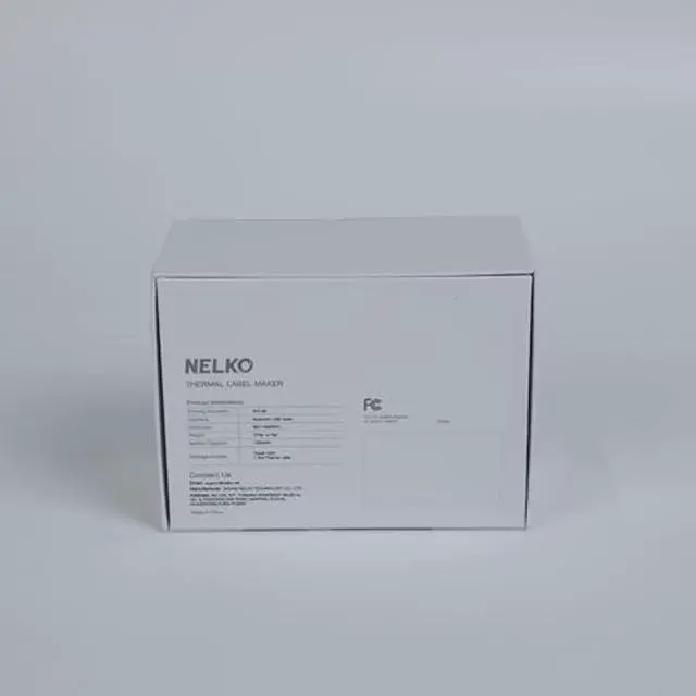 Alt view image 4 of 5 - Nelko Label Maker Machine with Tape, PM220 Bluetooth Label Printer, 2 Inch Portable Thermal Printer for Small Business, Address, Logo, Clothing, Sticker Printer for Phones & PC, 1 Count, Maroon