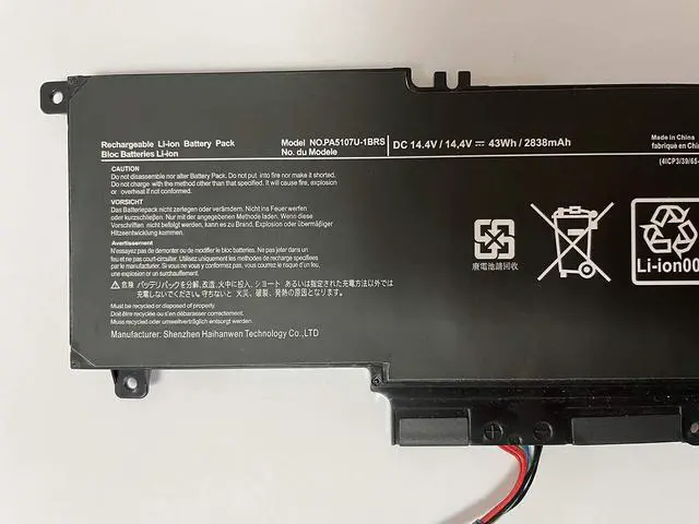 Alt view image 2 of 3 - Powerforlaptop Battery for Toshiba Satellite S55-A5275 S55-A5279 S55-A5294 S55-A5295 S55-A5335 S55A S55A5236 S55A5275 S55-A5236