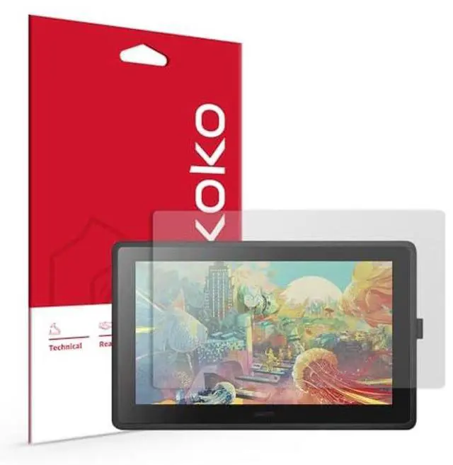 Main image of skoko Anti Glare Matte & Soft Paper feel Film Screen Protector (2pcs) compatible with Wacom Cintiq 22 DTK-2260