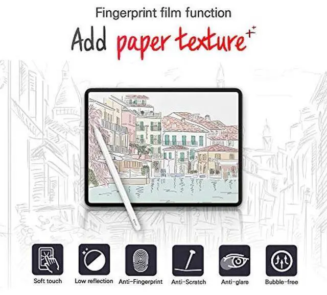 Alt view image 5 of 5 - skoko Anti Glare Matte & Soft Paper feel Film Screen Protector (2pcs) compatible with Wacom Cintiq 22 DTK-2260