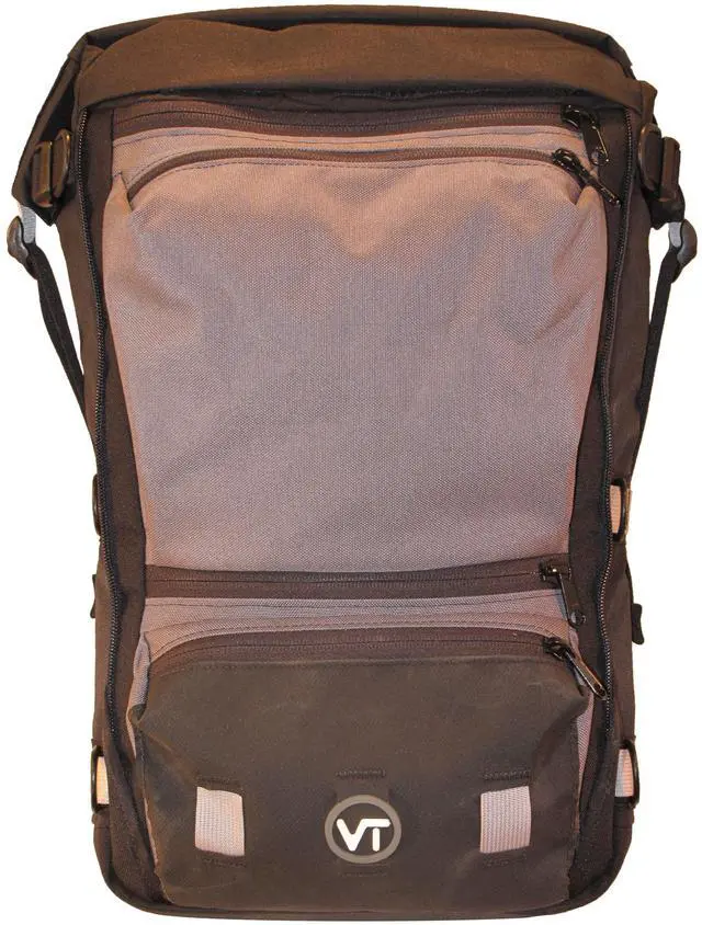 Alt view image 2 of 5 - Velo Women's Transit The Edge 30 Waterproof Messenger Bicycle Backpack (Black/Black, Small)