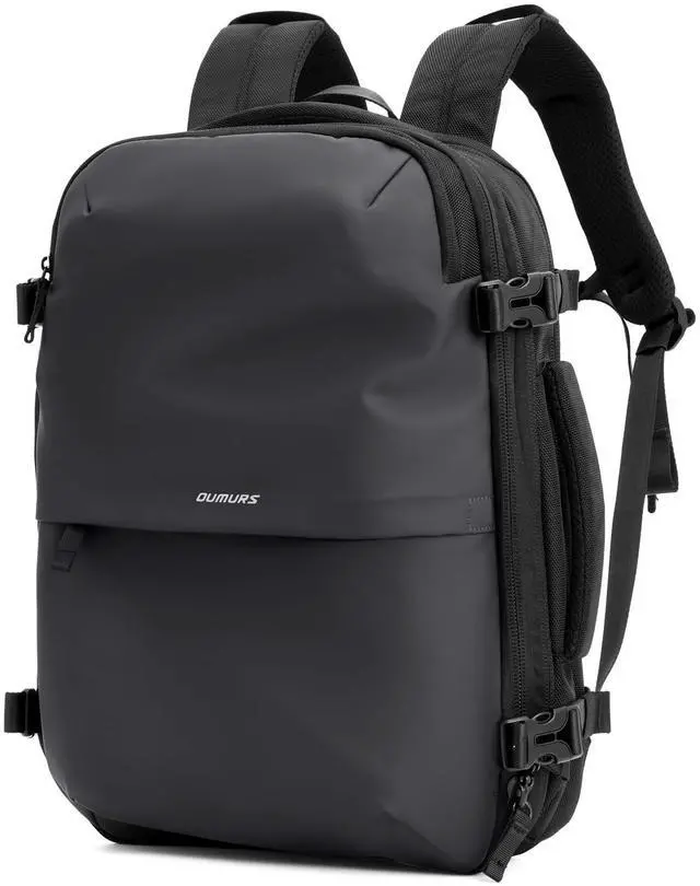 Main image of Oumurs Laptop Backpack for Long Travel with 30-40L Expandable Large Capacity Water-resistant Gray 1680D Oxford Fabric Lamination Fabric