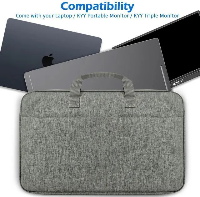 Alt view image 4 of 5 - KYY Carrying Bag for Portable Monitor of KYY K3 / K3-1 / K3-2 / K3-3 / K5-3 / X90 / X90A / X90D