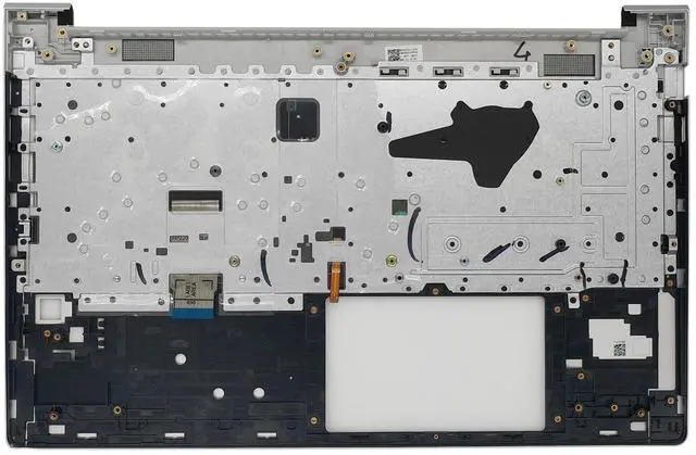 Alt view image 2 of 5 - Jxjslp Replacement Upper Case Palmrest for HP Probook 450 455 G8 Series Laptop Top Cover Backlit Keyboard Assembly M21742-001 Silver