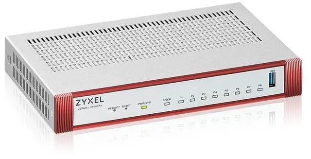 Main image of Zyxel USGFLEX100HP ZyWALL High Speed Cyber Security Firewall | Hardware Only | VPN | 1x PoE+ | Business Class | Up to 50 Users | Nebula Cloud Option
