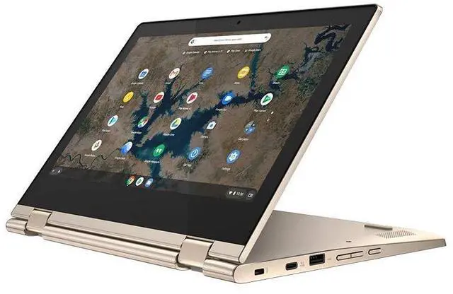 Alt view image 3 of 5 - Lenovo IdeaPad Flex 3 CB 11IGL05 82BB0008US 11.6" Touchscreen 2 in 1 Chromebook - HD - 1366 x 768 - Intel Celeron N4020 Dual-core (2 Core) 1.10 GHz - 4 GB RAM - 64 GB Flash Memory - Almond