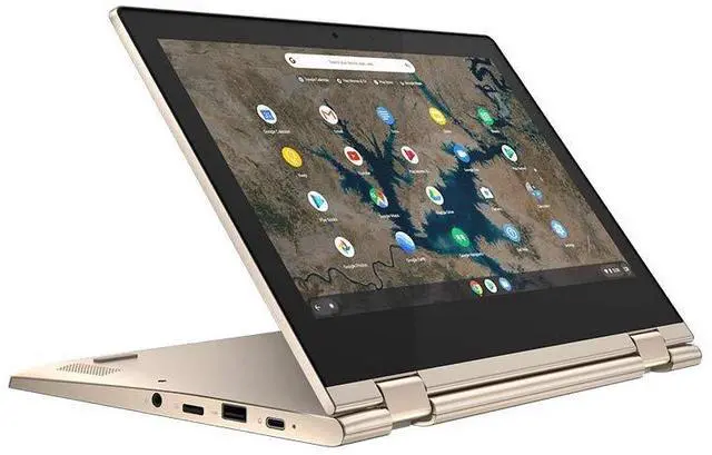 Alt view image 4 of 5 - Lenovo IdeaPad Flex 3 CB 11IGL05 82BB0008US 11.6" Touchscreen 2 in 1 Chromebook - HD - 1366 x 768 - Intel Celeron N4020 Dual-core (2 Core) 1.10 GHz - 4 GB RAM - 64 GB Flash Memory - Almond