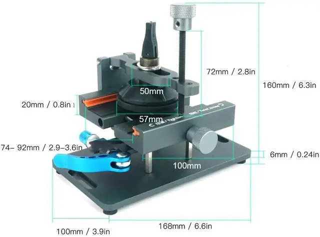 Alt view image 3 of 5 - Rotatable LCD Separator Fixture for Heating Screen Separation, Rear Cover Removal and Motherboard Fixing