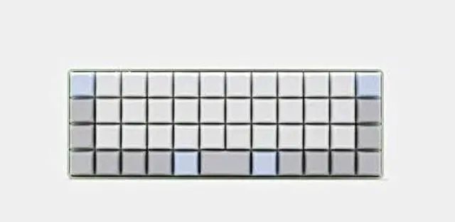 Alt view image 3 of 5 - YMDK XDA DSA Blank PBT Keycaps Suitable for Ortholinear Layout MX Keyboard XD75 ID75 Split36 Split46 Planck Preonic Niu40 (Only Keycap)