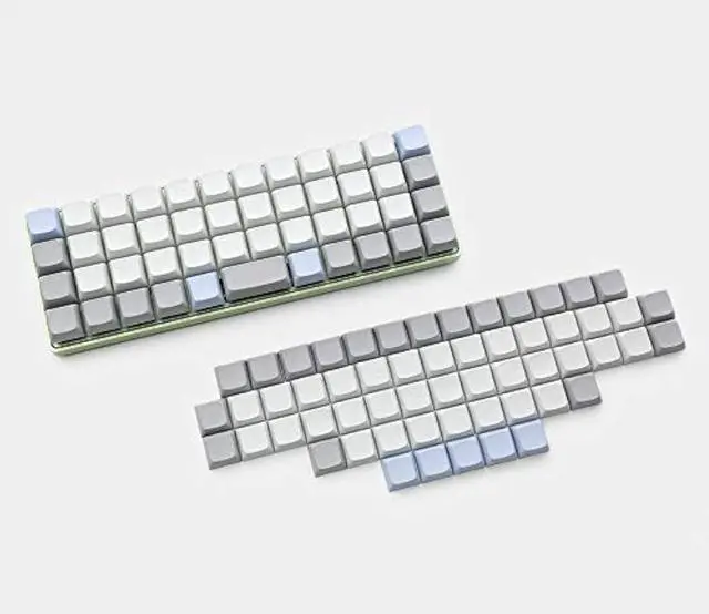 Main image of YMDK XDA DSA Blank PBT Keycaps Suitable for Ortholinear Layout MX Keyboard XD75 ID75 Split36 Split46 Planck Preonic Niu40 (Only Keycap)