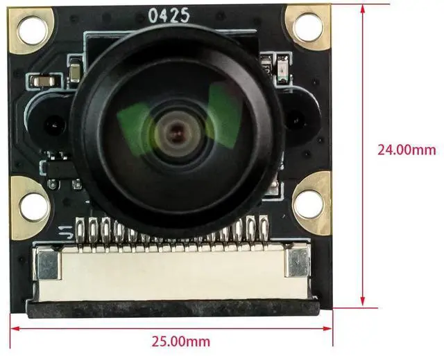 Alt view image 2 of 5 - xicoolee IMX219 8MP USB Camera Module for Jetson Nano 30fps Mini Camera Board Fixed-Focus 200 Degree FOV 8 Megapixels 3296x2512 Resolution 15P-1.0 MIPI Interface