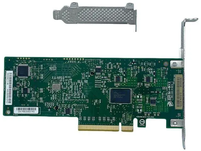 Alt view image 2 of 4 - SXTAIGOOD LSI 9201-8i 9211-8i SAS2008 Chip 8-Port 6Gb/s PCI-e HBA SAS SATA RAID Controller Card
