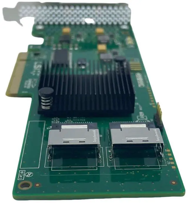 Alt view image 3 of 4 - SXTAIGOOD LSI 9201-8i 9211-8i SAS2008 Chip 8-Port 6Gb/s PCI-e HBA SAS SATA RAID Controller Card