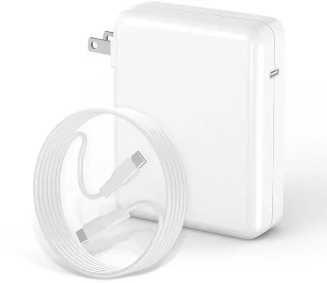 Main image of Charger for Mac Book Pro 140W USB-C Power Adapter, Compatible with MacBook Pro 16, 15, 14, 13 Inch, MacBook Air 13 Inch, iPad Pro 2024/2023/2022/2011/2020,M1 M2 M3,Included 6.6ft USB C to C Cable
