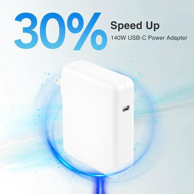 Alt view image 5 of 5 - Charger for Mac Book Pro 140W USB-C Power Adapter, Compatible with MacBook Pro 16, 15, 14, 13 Inch, MacBook Air 13 Inch, iPad Pro 2024/2023/2022/2011/2020,M1 M2 M3,Included 6.6ft USB C to C Cable