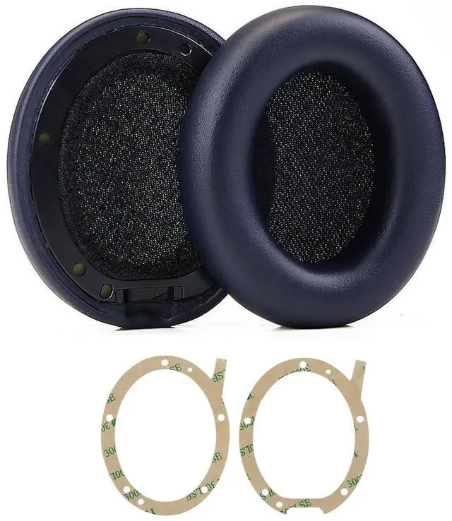 Alt view image 2 of 5 - MOLGRIA Ear Pads Cushion, Replacement Earpads Compatible with Beats Studio Pro Wired and Wireless Blutooth Headphone Soft Protein Leather Earpad Cushion(Navy)