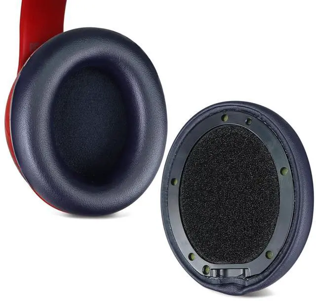Alt view image 5 of 5 - MOLGRIA Ear Pads Cushion, Replacement Earpads Compatible with Beats Studio Pro Wired and Wireless Blutooth Headphone Soft Protein Leather Earpad Cushion(Navy)