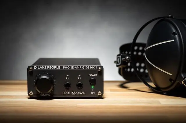 Alt view image 3 of 5 - Lake People G103-S MK II Cinch Stereo Headphone Amplifier for Recording and Livesound