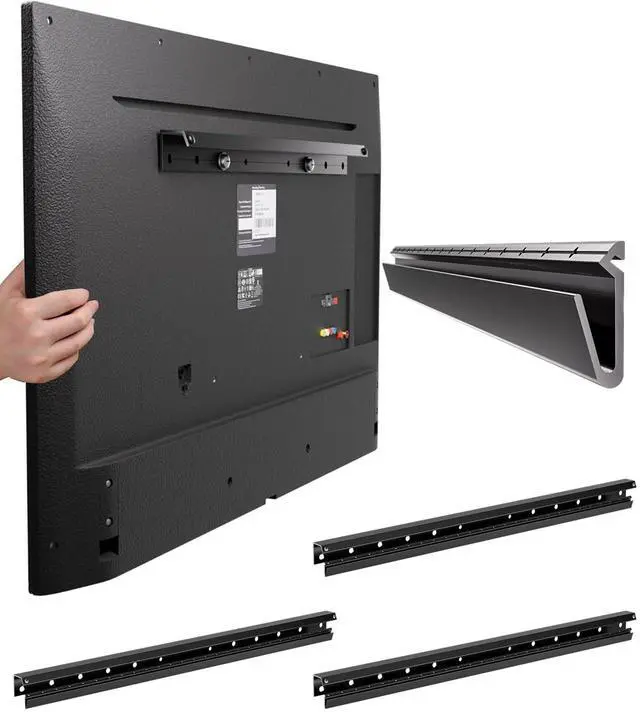 Main image of Fulifix Studless Drywall TV Mount, 3 Pack No Drill TV Wall Bracket for 32-75 Inch TVs, No Stud TVs Wall Mount Max VESA 600x400mm, up to 150 lbs, Easy to Install with Include Hardware Levels