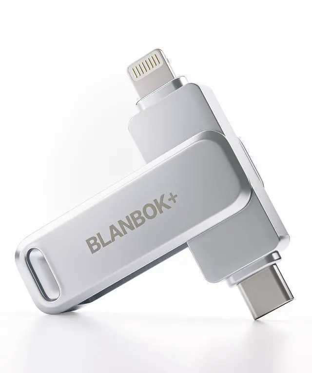 Main image of MFi Certified 128GB Flash Drive for iPhone Photo Stick, USB Thumb Drive Memory Stick High Speed USB Drive Photo Storage for iPhone Flash Drive Compatible for iPhone/iPad/Android/PC