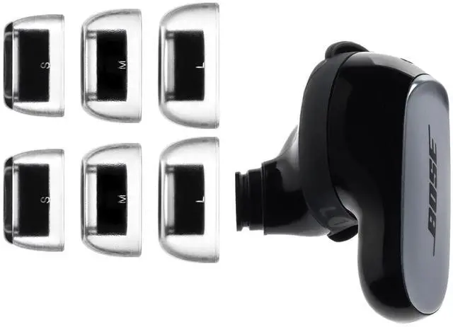 Alt view image 3 of 5 - AZLA SednaEarfit Crystal for Bose Earbuds 3 Pair - Bose Earbuds Replacement Tips - Compatible with Quietcomfort Ultra Earbuds, QC Earbuds II (S-M-L)