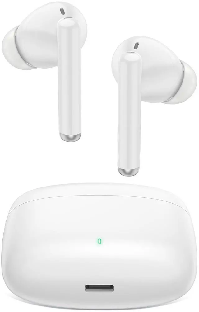 Main image of Bluetooth 5.3 Headphones for Samsung S24 S23 Ultra S22 S21 A55 A54 iPhone 16 15 Pro, True Wireless Bluetooth Ear Buds Noise Canceling in-Ear Earbuds, HD Mic, Deep Bass, Sweatproof