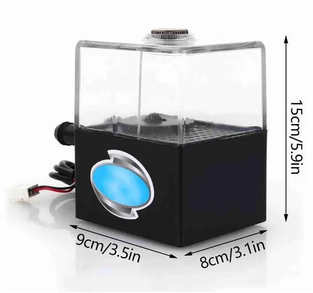 Alt view image 2 of 5 - Yosoo SC-300T DC 12V Ultra-Quiet Water Cooling Pump 4W Reservoir max.300L/h for PC CPU Liquid Cooling System
