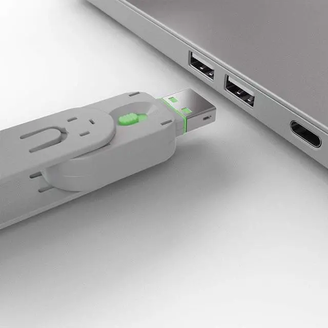 Alt view image 3 of 5 - Lindy USB Port Blocker - Pack of 4, Green (40451)