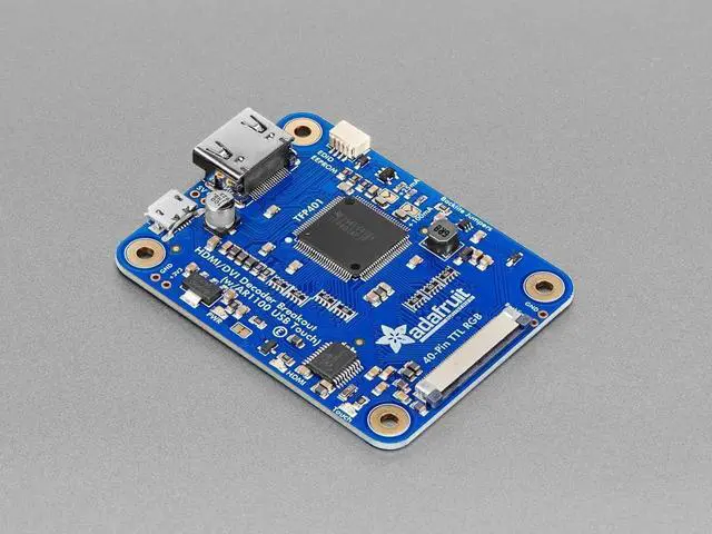 Main image of Adafruit TFP401 HDMI/DVI Decoder to 40-Pin TTL Breakout - with Touch [ADA2219]