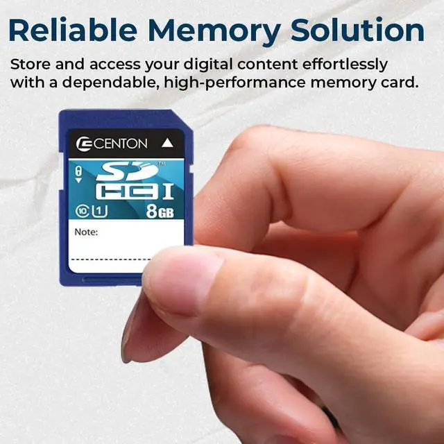 Alt view image 3 of 5 - Centon Electronics MP Essential SDHC Card, Ultimate Memory Card for Phones, Tablets, Cameras, and More, UHS1, 32GB, 5 Bulk Pack