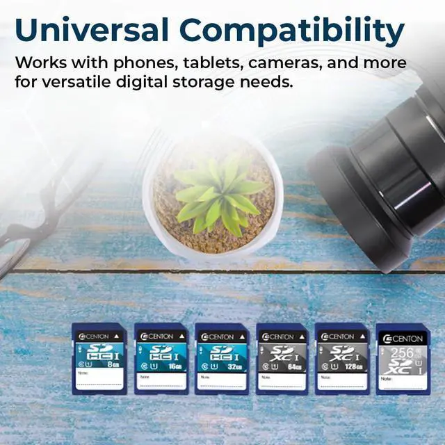 Alt view image 5 of 5 - Centon Electronics MP Essential SDHC Card, Ultimate Memory Card for Phones, Tablets, Cameras, and More, UHS1, 32GB, 5 Bulk Pack