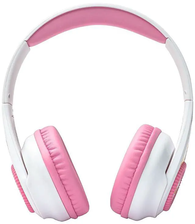Alt view image 3 of 5 - eKids Disney Princess Bluetooth Headphones with EZ Link+, Wireless Headphones with Microphone and Audio Cable, Kids Earphones for School, Home, or Travel